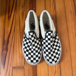 checkered vans